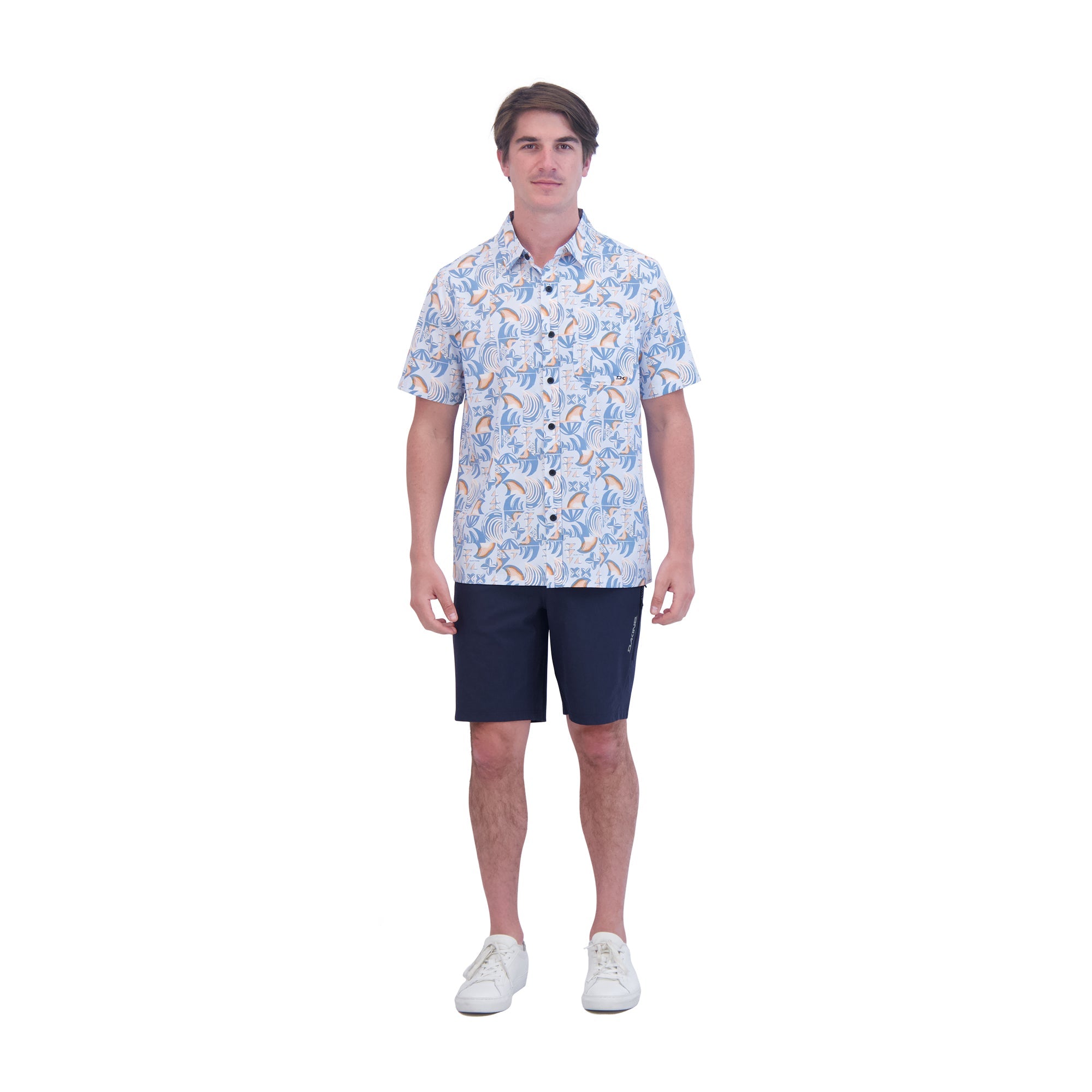Dakine Aloha Button Down Short Sleeve Shirt - DK Paradise Print