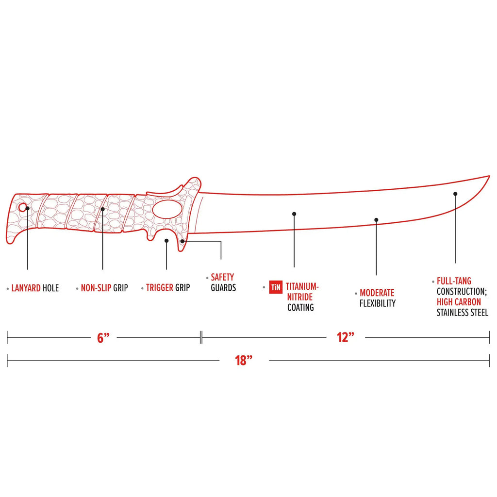 Bubba 12 Flex Fillet Knife