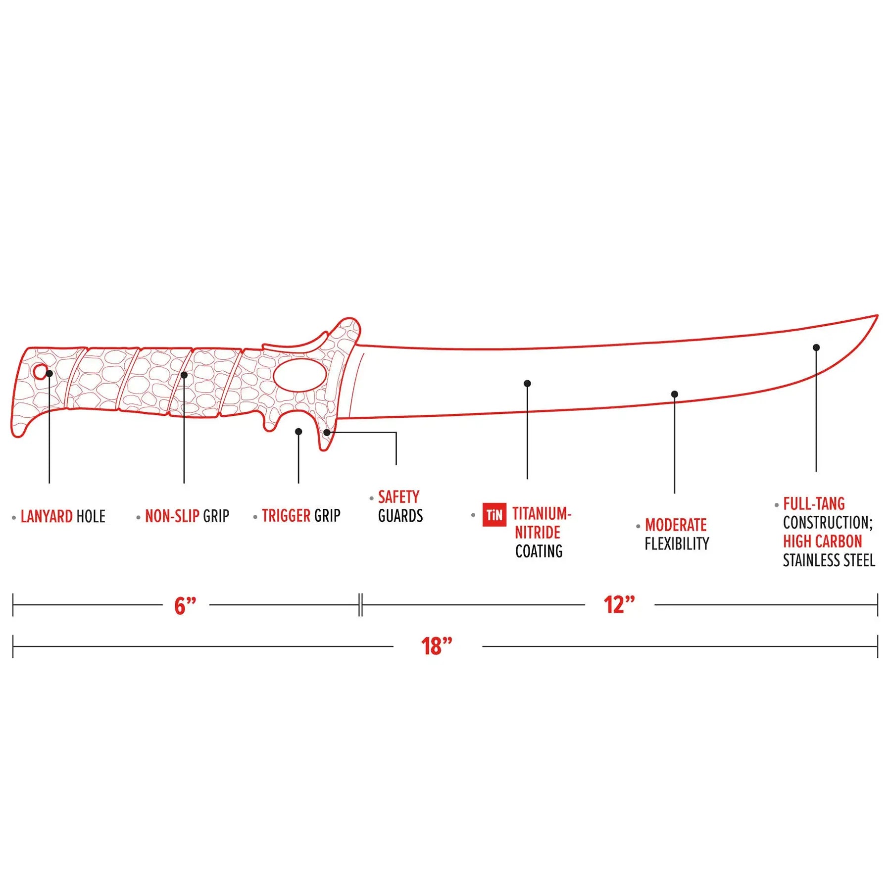 Bubba 12 Flex Fillet Knife