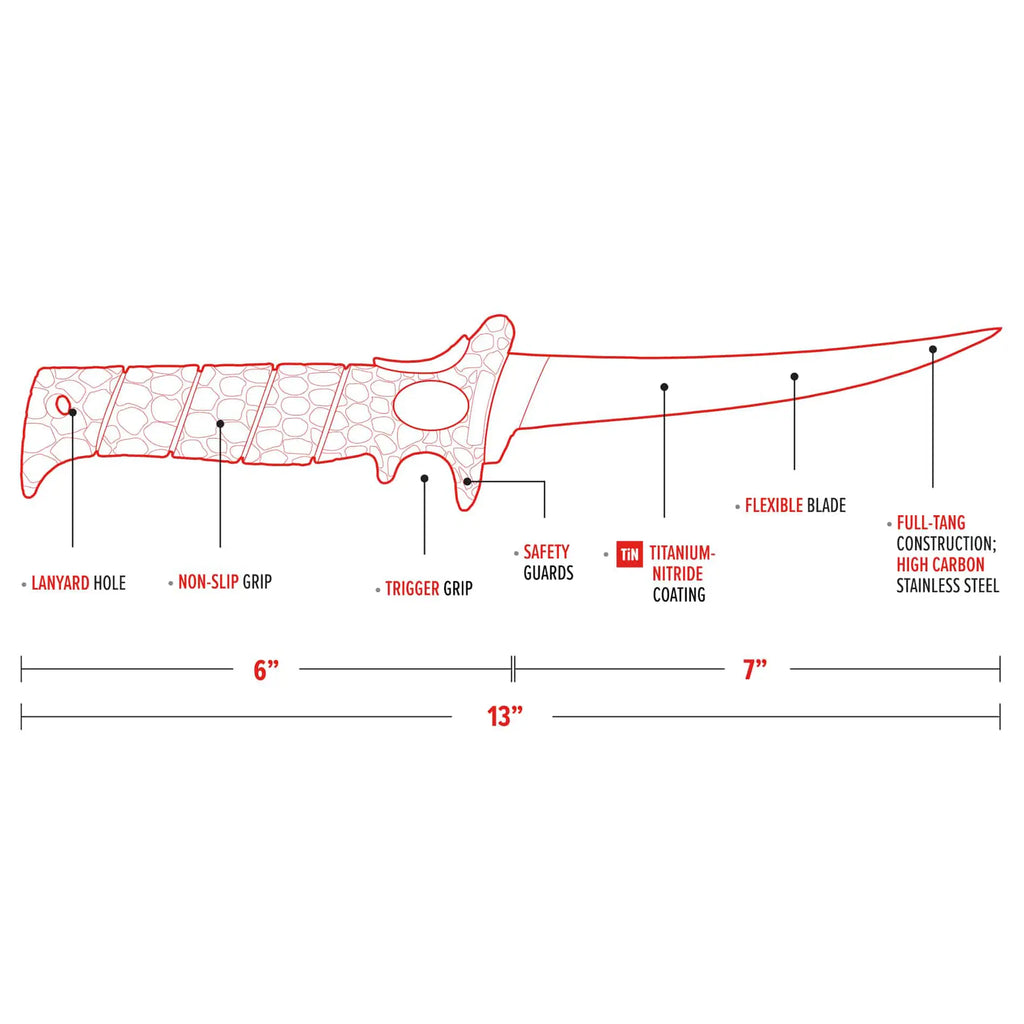 Bubba 7 Tapered Flex Fillet Knife